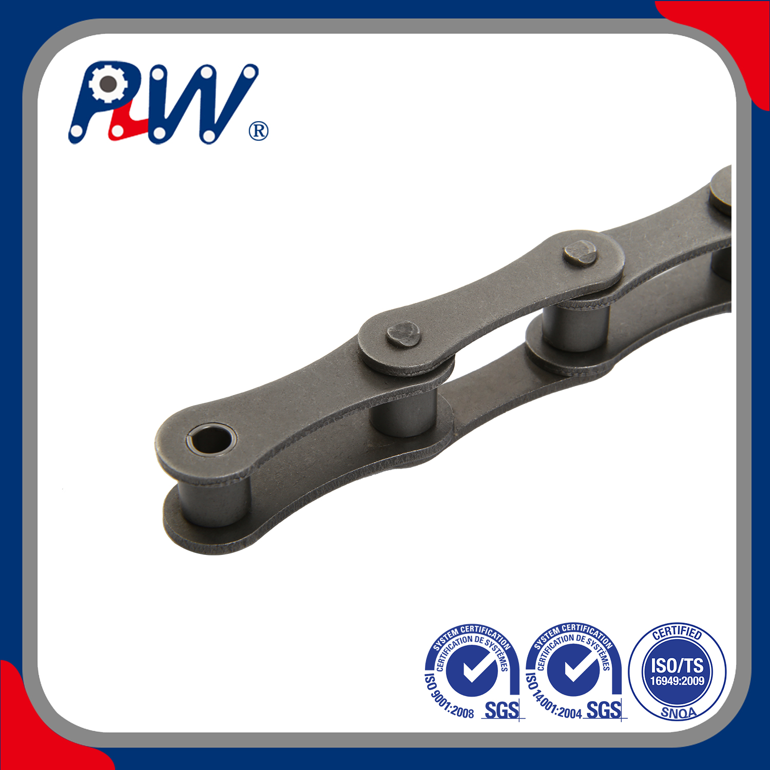 DIN/ISO Double Pitch Transmission Chain Conveyor Chain