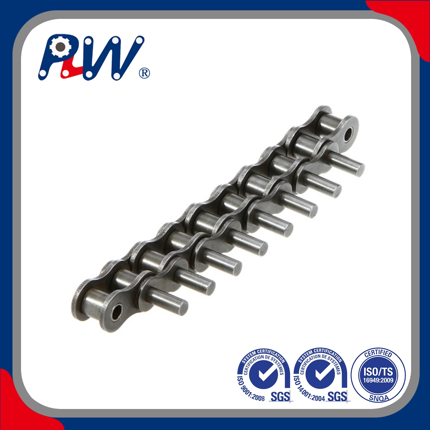 Short Pitch and Double Pitch Conveyor Chain With Extended Pin 