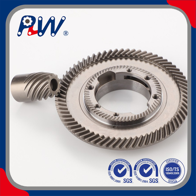 ከፍተኛ ትክክለኛነት ያለው Spiral Gear - ቅይጥ ብረት ለከባድ-ተረኛ የኢንዱስትሪ ኃይል ማስተላለፊያ