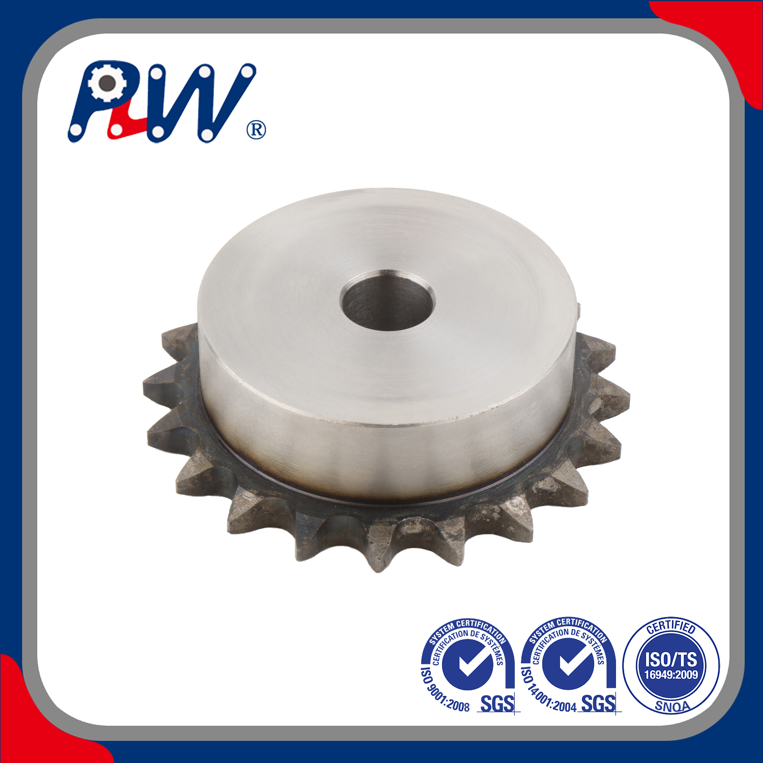 40b-20 DIN Standard Teeth Surface Heating Treatment Sprockets for B Series Roller Chain
